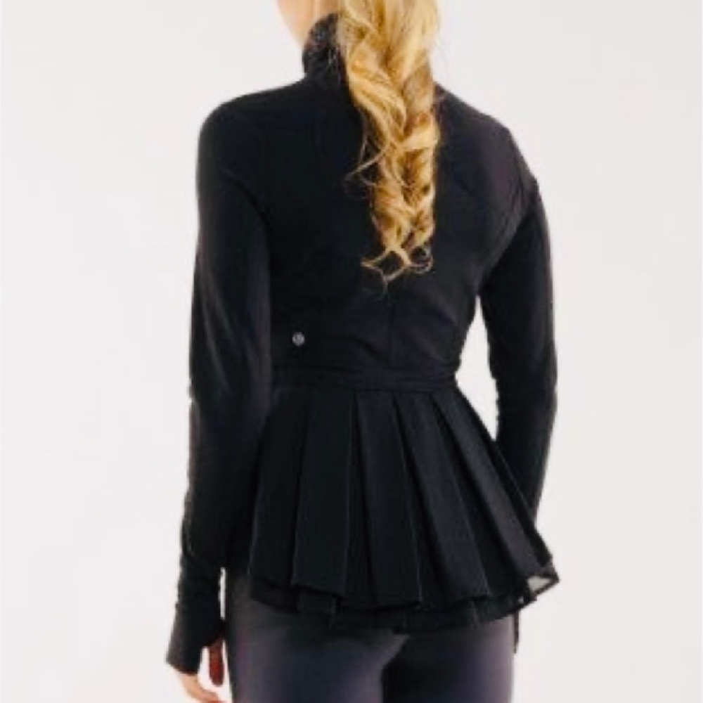 lululemon athletica Black Long-Sleeve Peplum Jacket